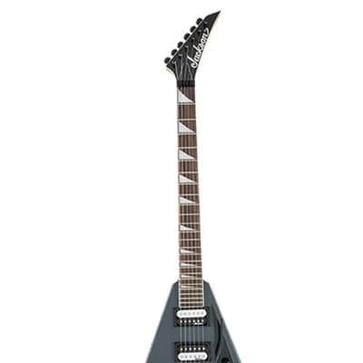 Used Jackson JS Series Rhoads JS32 Electric Guitar - Satin Gray w/ Amaranth FB image 7