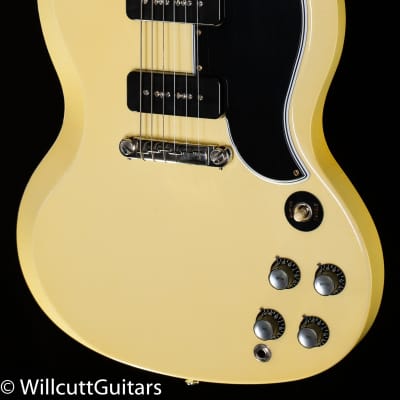 Gibson Custom Shop 1963 SG Special Murphy Lab Ultra Light Aged Classic White w/ Lightning Bar(373) image 1