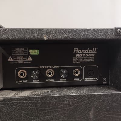 Randall RG75 G3 modeled guitar combo amp image 6