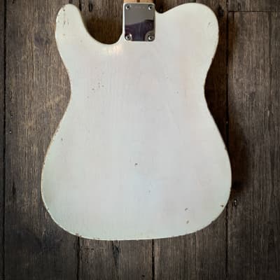 1958 Fender Esquire in See Through Blonde finish with original Tweed hard shell case image 3