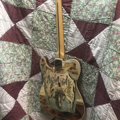 Fender Telecaster  Squire Cowboys and Indians with Lead II neck Look 1990's Custom image 2