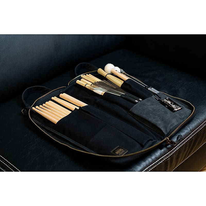 Meinl MWSBK Classic Black Waxed Canvas Stick Bag | Reverb