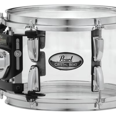 Pearl Crystal Beat Ultra Clear 8x7" Rack Tom Tom Drum Acrylic CRB0807T/C730 NEW | Authorized Dealer image 1