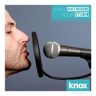 Knox Gear 38-Inch Microphone Desktop Boom Arm (Black) 