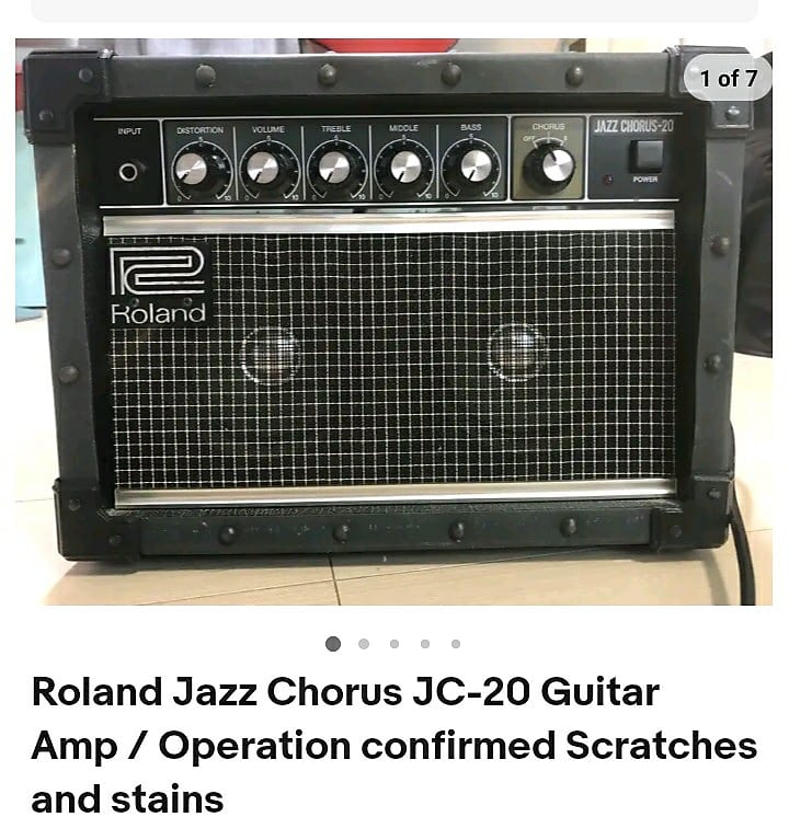 物置通販Roland JC-20 　JAZZ CHORUS　100V　ローランド　ジャズコーラス ギターアンプ コンボ