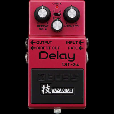 Reverb.com listing, price, conditions, and images for boss-dm-2w-delay-waza-craft