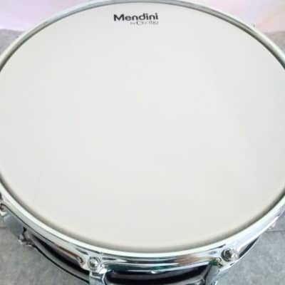 UNMARKED BEGINNER Snare Drum 14" x 5.5" Piano Black Wrap image 8