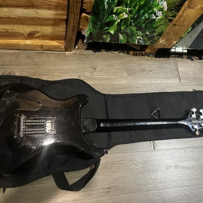 PRS SE Custom 22 Flamed Top Electric Guitar Black w Case image 6