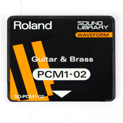 Roland SO-PCM1-02 Guitar and Brass ROM Card for Roland JD/JV Synthesizers