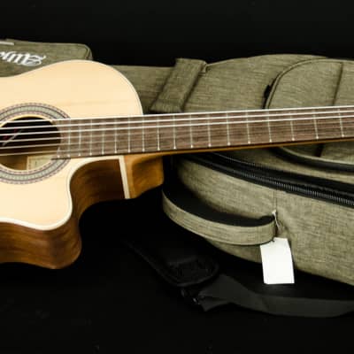 2021 Alhambra 1OP-CW Classical Acoustic-Electric Guitar Natural image 2