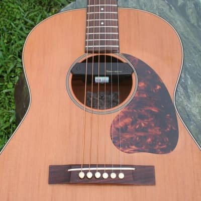 Yairi G1-FN OOO size Electric Acoustic Guitar 1998 Natural+Original Yairi Hard Case image 8