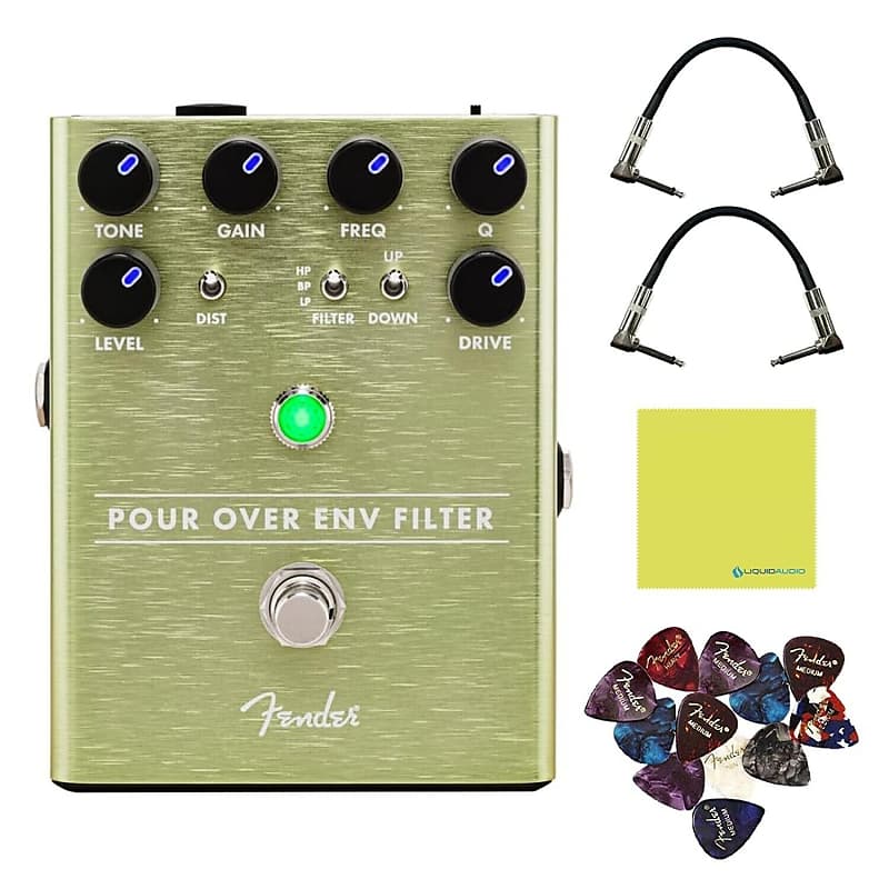 Fender Pour Over Envelope Filter Effects Pedal Bundle w/2x