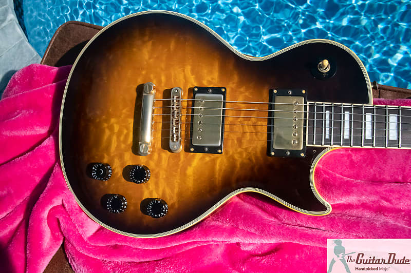 1992 Orville by Gibson LPC-QM Les Paul Custom - KILLER Quilt Top! - Gibson  USA Pickups - Made in Japan - Pro Set-Up!