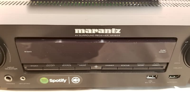 Marantz NR1605 7.1 Channel Network Audio/Video Surround Receiver with  Bluetooth and Wi-Fi Black