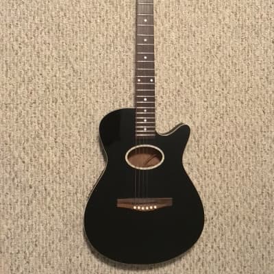 Vintage! 90s Peavey Ecoustic Acoustic/Electric Guitar Black USA 