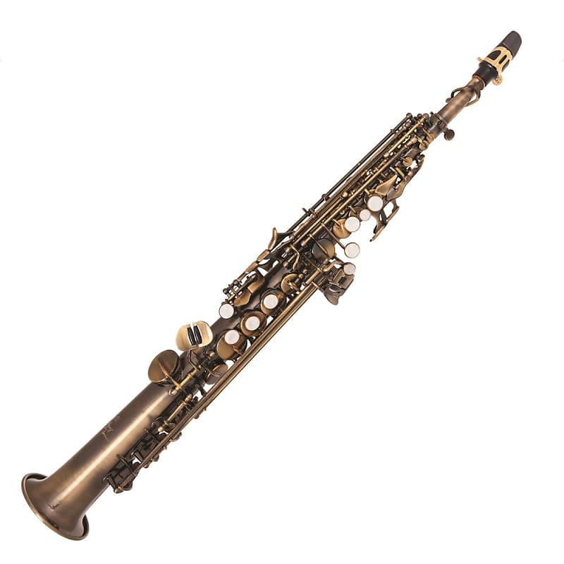Odyssey Symphonique Straight 'Bb' Soprano Saxophone Outfit ~ Distressed image 1