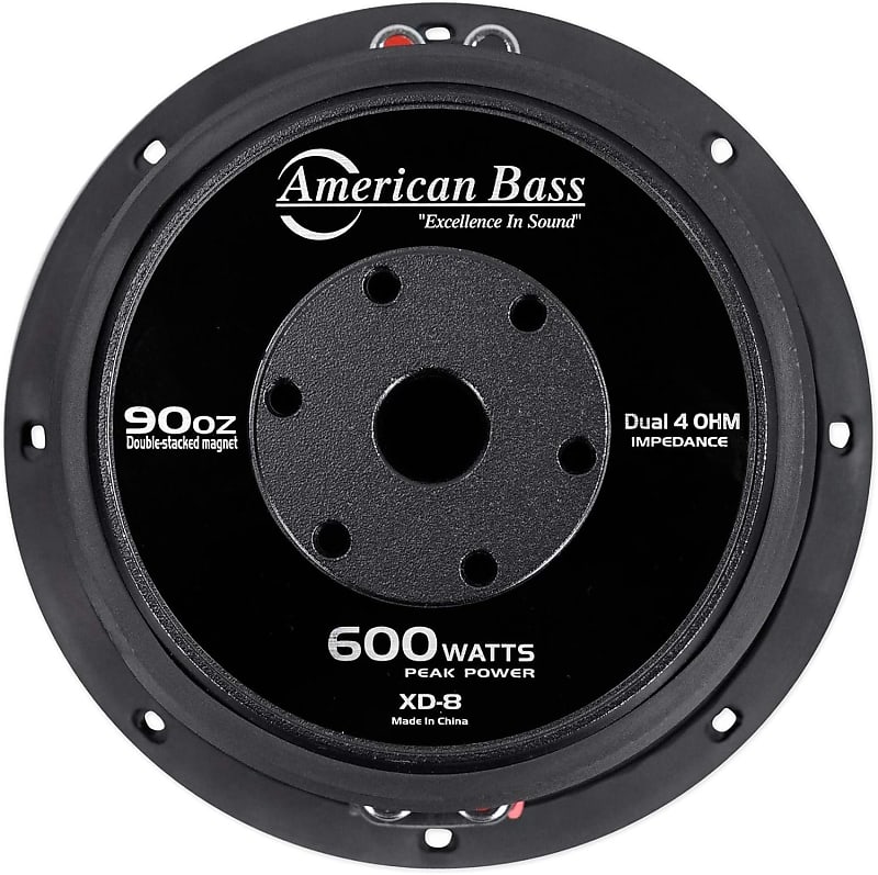 American Bass XD-844 8 600 Watt DVC 4 Ohm Subwoofer