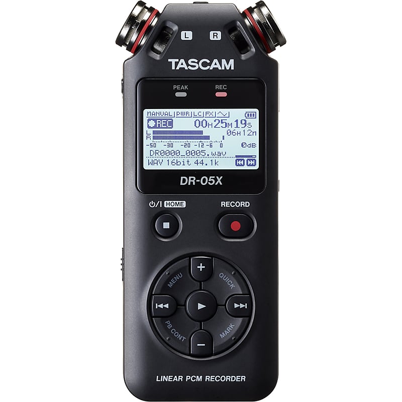 Tascam DR-05X Stereo Handheld Digital Recorder and USB Audio Interface DR05X image 1