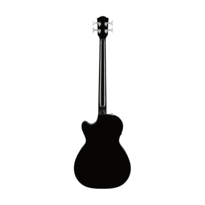 Fender CB-60SCE Acoustic Bass Guitar w/Cutaway & Electronics, Laurel FB, Black image 2