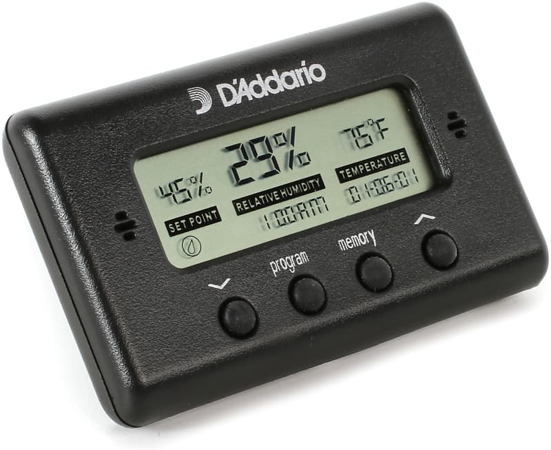 D'Addario Hygrometer - Humidity and Temperature Sensor (2-pack) Bundle image 1