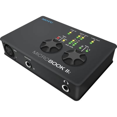 MOTU MicroBook IIc USB 2.0 Digital Audio Interface for Personal Studio Recording image 1