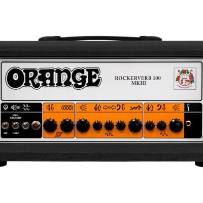 Orange Rockerverb MkIII Guitar Amplifier Head (100 Watts), Black image 6
