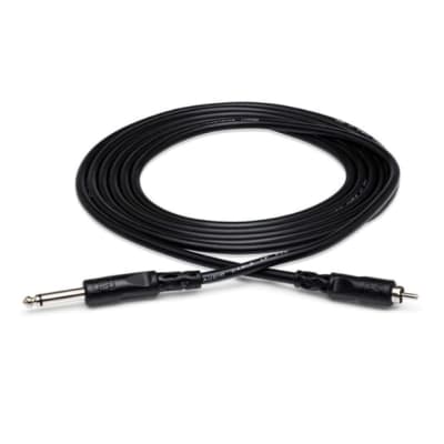 Hosa Unbalanced Interconnect Cable 1/4" TS to RCA - 5 Foot image 4