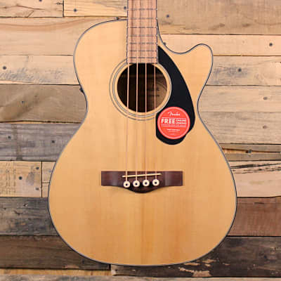 Fender CB-60SCE Acoustic-Electric Bass (2021, Natural) image 1
