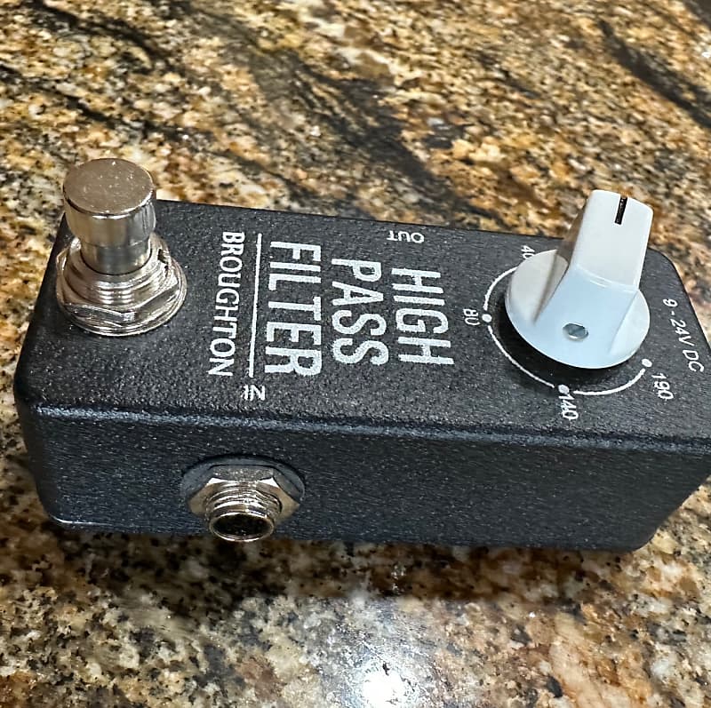 Broughton High Pass Filter 2021 - Black | Reverb