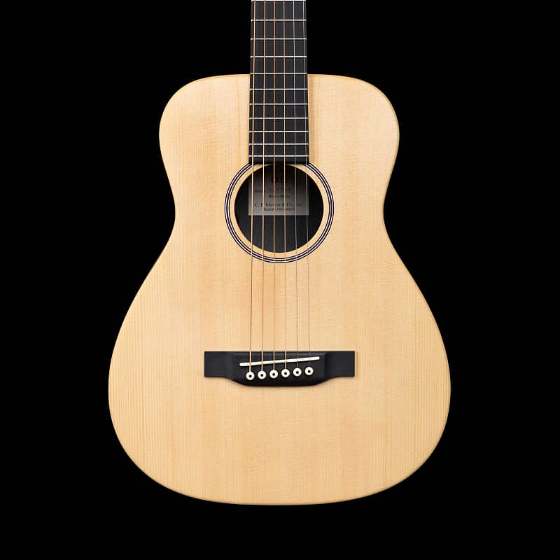 Martin LX1E Solid Spruce Top Little Acoustic Electric Guitar | Reverb