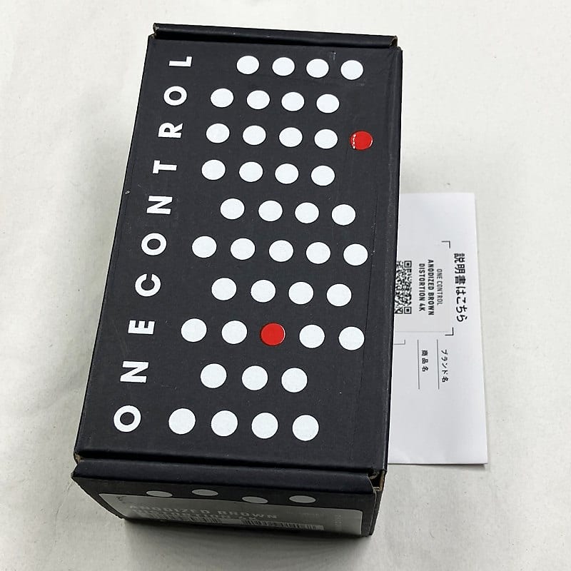 One Control USED ​​Used ANODIZED BROWN DISTORTION 4K | Reverb
