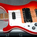 2019 Rickenbacker 4003 Fire Glo 100% Mint Unplayed Condition 4-String Bass Left Handed Silver Case