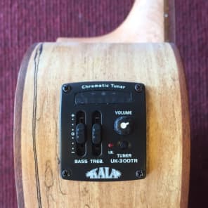 Kala KA-SMTE Tenor Acoustic/Elec Ukulele Spalted Maple image 3