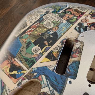 Fender  Stratocaster  2020 Comic book silver burst image 4