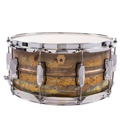 Ludwig Raw Brass Phonic 6.5" X 14" Snare Drum (Used/Mint) image 1