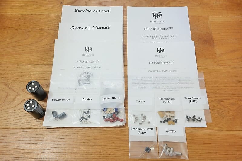 GAS Son of Ampzilla restoration kit filter capacitor repair rebuild fix  			