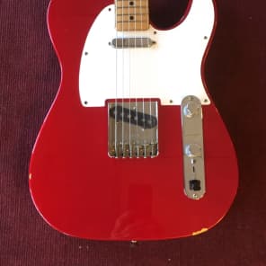 Fender James Burton Standard Telecaster 1996 Red/Maple image 2