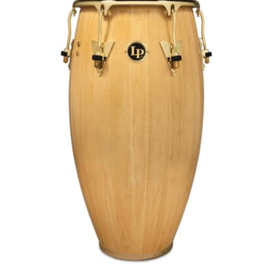 Latin Percussion Classic Series Wood Conga Drum - Natural Gold Trim - LP559X-AW image 1