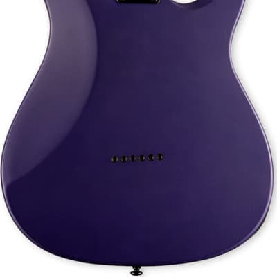 ESP LTD SN-200HT M Left-Handed Electric Guitar, Dark Metallic Purple Satin image 3