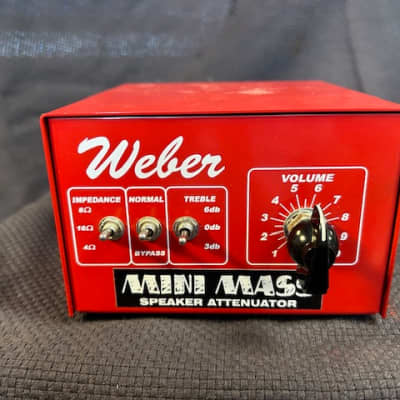 Weber MiniMass 50-Watt Attenuator 2010s - RED for sale