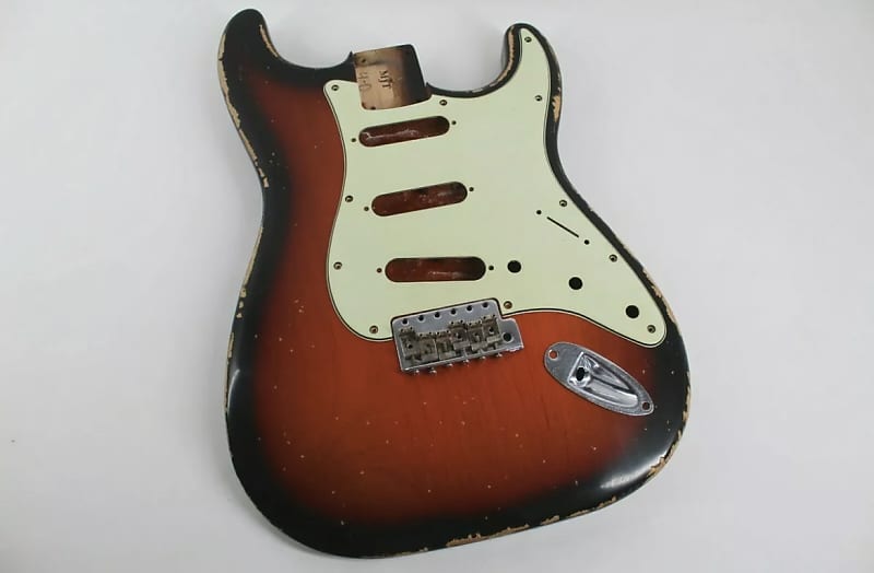 MJT  Lightweight Stratocaster Body  2022 3 Tone Sunburst image 1