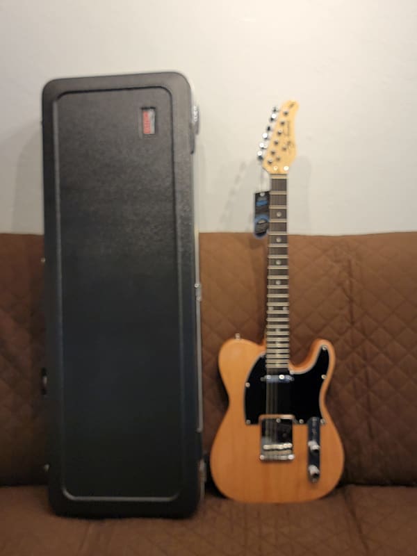 Jay Turser JT-LT-N LT Series Single Cutaway Solid Body Maple Neck 6-String Electric Guitar w/Hard Case image 1