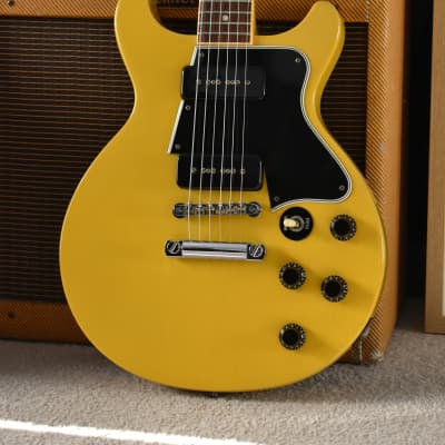 1997 Gibson USA Les Paul Special Double Cutaway TV Yellow, DC, P90, Good Wood Era, 7.05lbs image 3