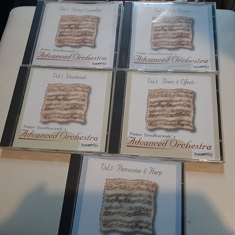 Best Service - Peter Siedlaczek's Advanced Orchestra - 5 CD AKAI Sampling Library image 1