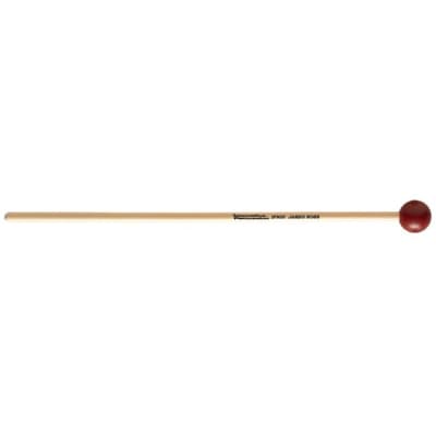 Innovative Percussion Sandi Rennick Medium Marimba Mallets - Cranberry Yarn  - Birch