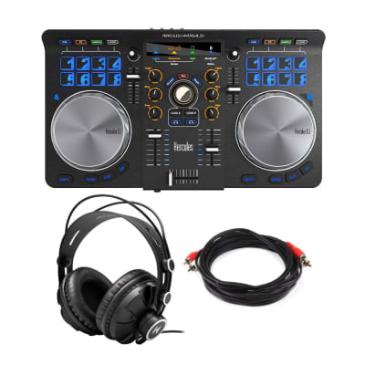 Hercules Universal DJ | Bluetooth + USB DJ controller with wireless tablet  and smartphone integration w/ full DJ Software DJUCED included