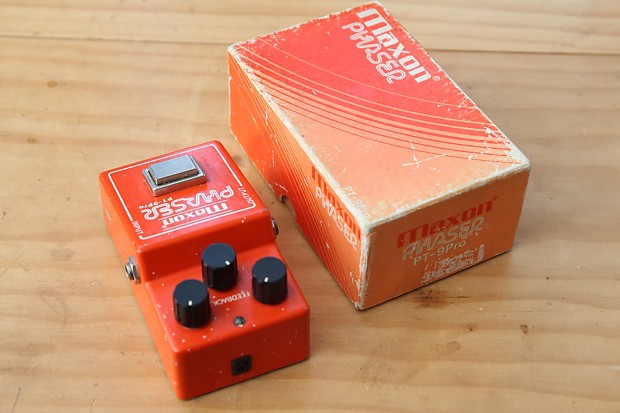 Maxon PT-9 Pro Phaser Pedal Vintage Circa 1980, Original Box
