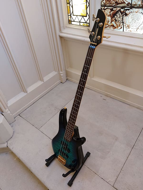 Fernandes FRB-40 BUB Passive PJ Bass 1990's - Blue Burst | Reverb