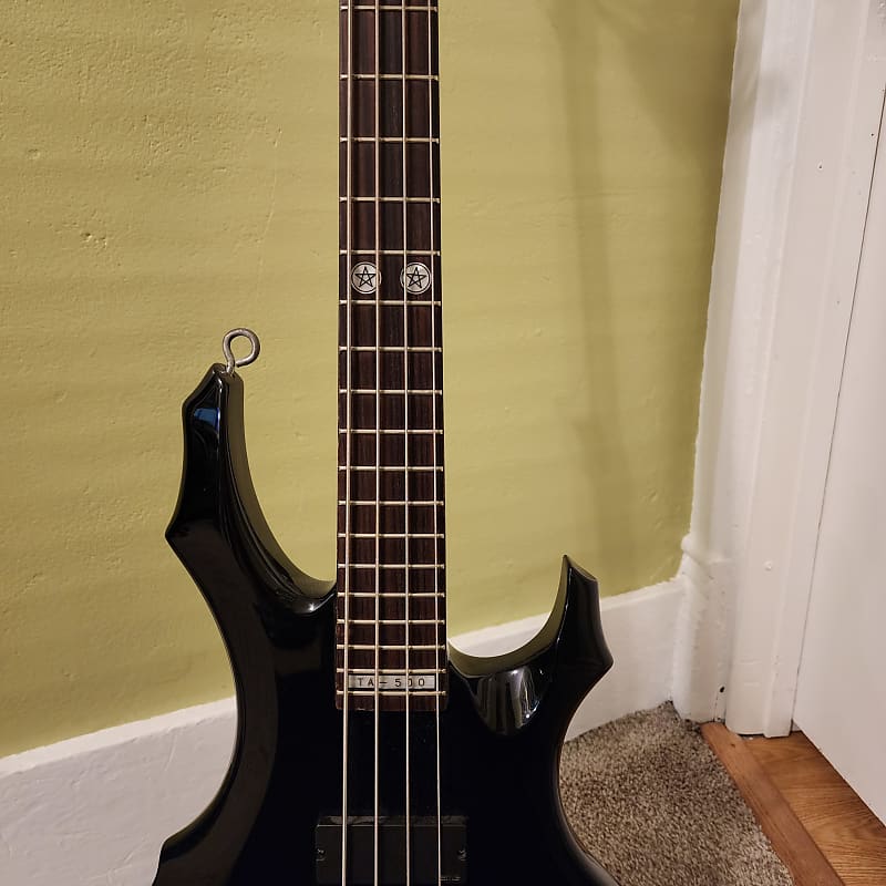 ESP LTD TA-500 Tom Araya Bass Upgraded with OHSC 2002 - Black | Reverb