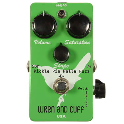 Reverb.com listing, price, conditions, and images for wren-and-cuff-the-pickle-pie-hella-fuzz